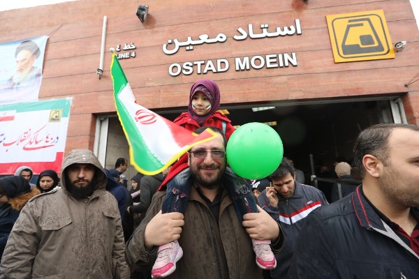 سرویسدهی رایگان متروی تهران در روز راهپیمایی۲۲ بهمن