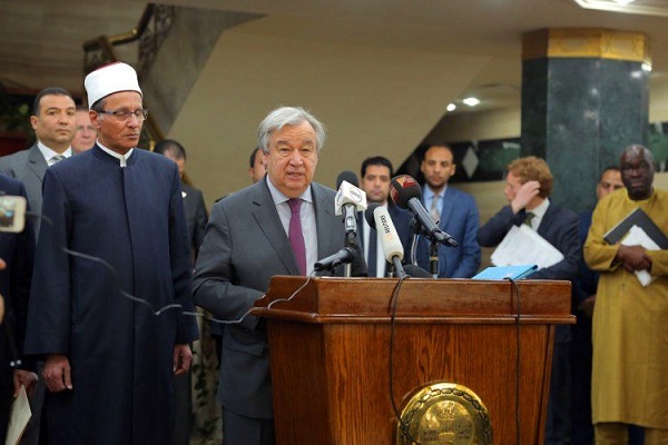 اشاره دبیرکل سازمان ملل به شاهد قرآنی در کنفرانس پناهجویان&nbsp;