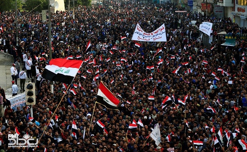 تصاویری از تظاهرات میلیونی ضدآمریکایی مردم عراق