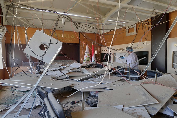 بررسی آلودگی رادیواکتیو فرودگاه کربلا پس از حمله آمریکا + عکس بررسی آلودگی رادیواکتیو فرودگاه کربلا پس از حمله آمریکا + عکس