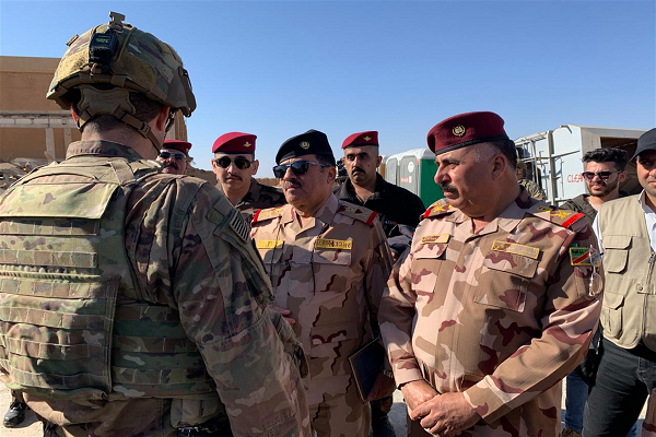استقرار ارتش عراق در پایگاه القائم + عکس