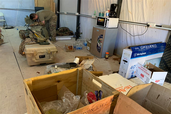 استقرار ارتش عراق در پایگاه القائم + عکس