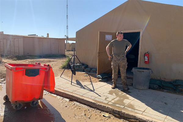 استقرار ارتش عراق در پایگاه القائم + عکس