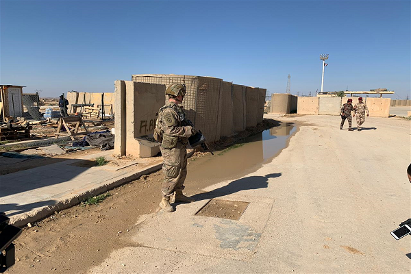 استقرار ارتش عراق در پایگاه القائم + عکس