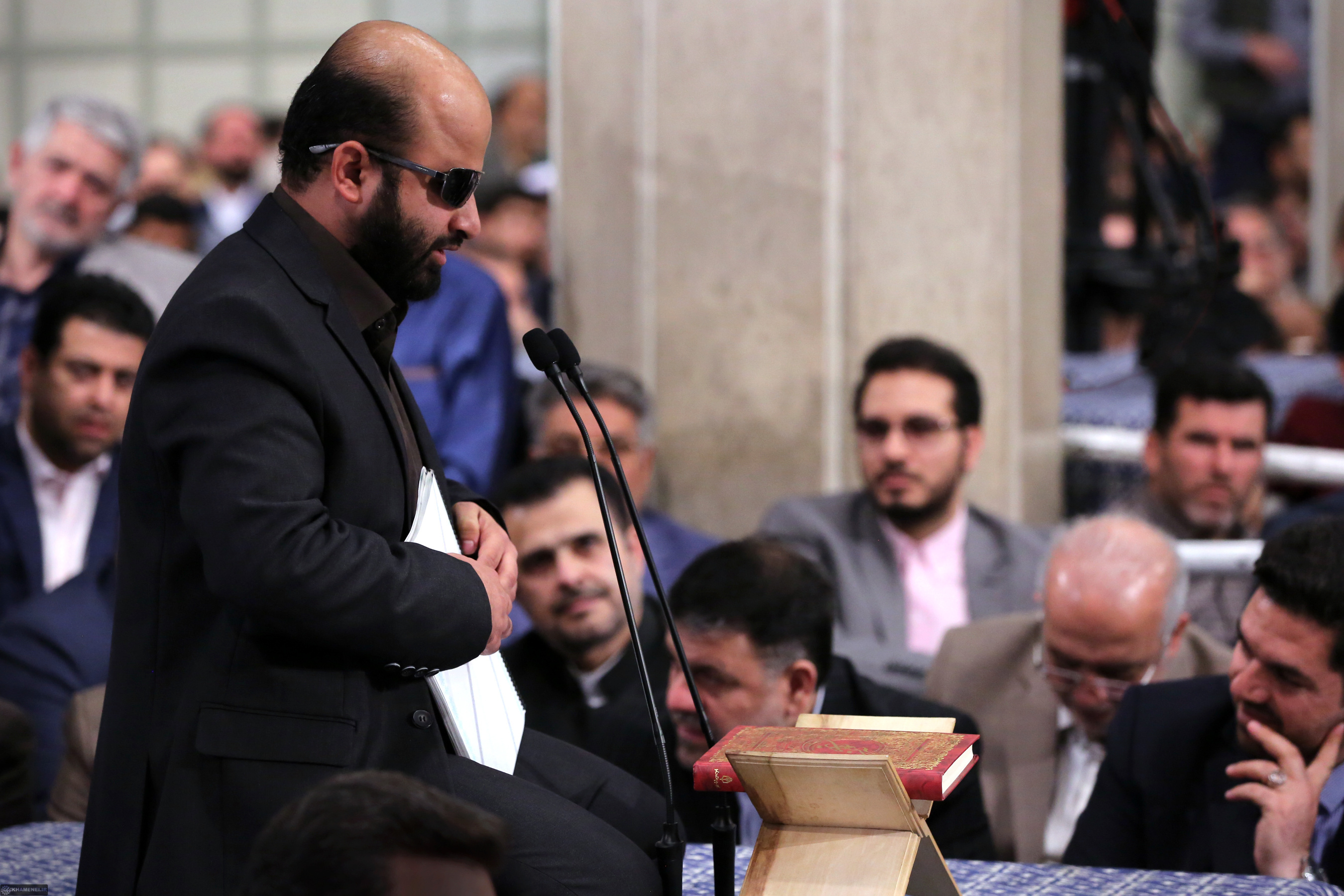 محمد بهرامی، دیدار جامعه قرآنی با رهبر معظم انقلاب صوت خوش تالیان قرآن در محضر رهبر انقلاب/ مساجد را در طول سال پایگاه قرآن قرار دهید