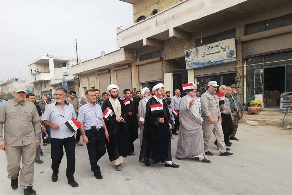 برگزاری راهپیمایی روز قدس در «حلب» سوریه برگزاری راهپیمایی روز قدس در «حلب» سوریه