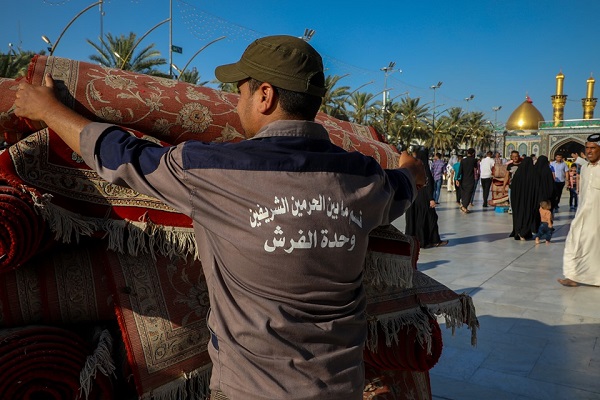 پذیرایی از روزه&zwnj;داران در بین&zwnj;الحرمین + عکس
