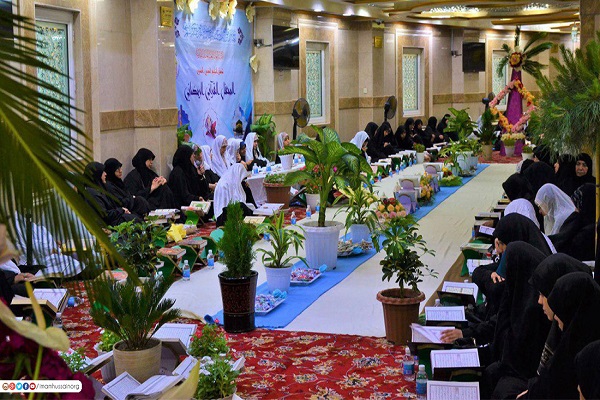 اختتامیه محافل ختم قرآن رمضان ویژه زنان در حرم حسینی به روایت تصویر اختتامیه محافل ختم قرآن رمضان ویژه زنان در حرم حسینی به روایت تصویر