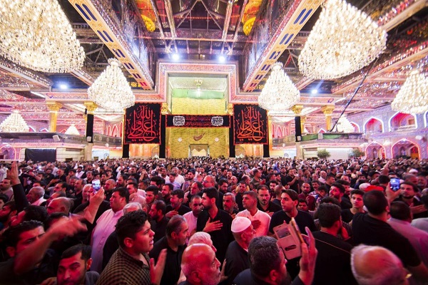 شب شهادت امام علی(ع) در حرم عباسی به روایت تصاویر