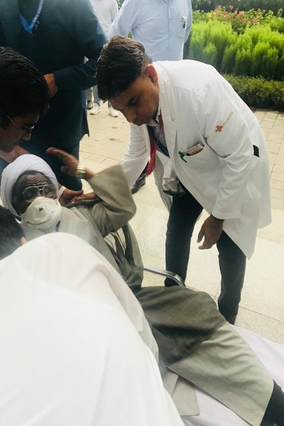 رهبر شیعیان نیجریه وارد هند شد