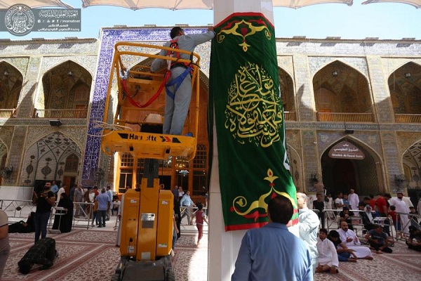 آذین بندی حرم حضرت علی(ع) به مناسبت عید غدیر + عکس