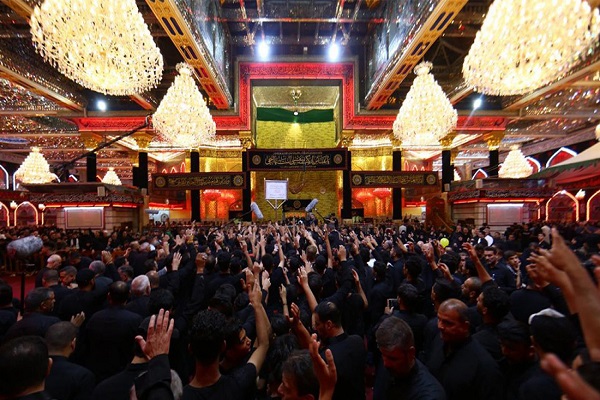 عزاداری هفتم محرم در حرم حضرت عباس به روایت تصویر عزاداری هفتم محرم در حرم حضرت عباس به روایت تصویر