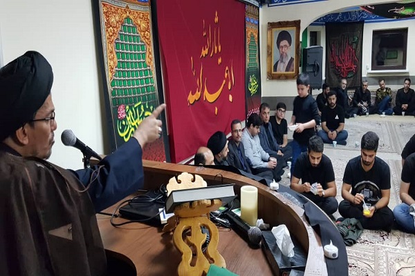 عزاداری شب تاسوعای حسینی در بلاروس + عکس