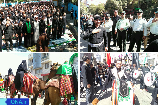 عزاداری مردم ملایر در سوگ حضرت اباعبدالله‌الحسین(ع) به روایت تصویر