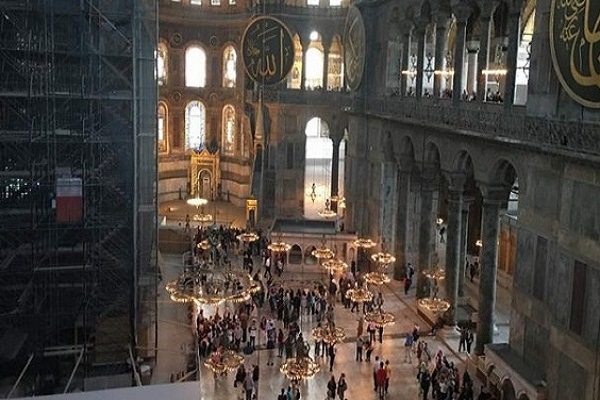 بازدید 31 میلیون گردشگر از مسجد ایاصوفیه در 12 سال