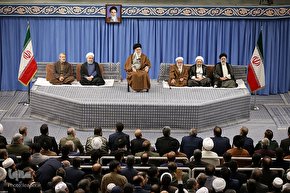 دیدار میهمانان کنفرانس بین‌المللی وحدت‌اسلامى‌ با رهبر انقلاب