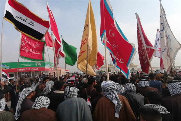 ادیت شده؛ ممانعت عشایر از ورود غیربومی&zwnj;ها به کربلا + عکس