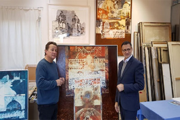 تلفیق معماری و خطاطی اسلامی در کارگاه هنری برلین تلفیق معماری و خطاطی اسلامی در کارگاه هنری برلین