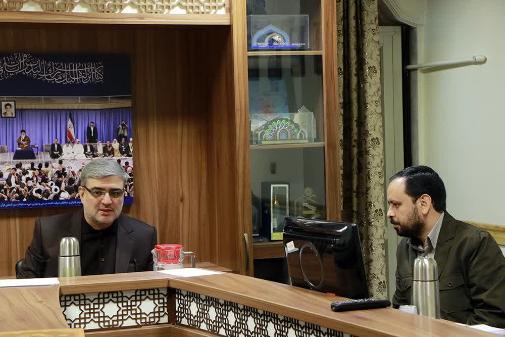 دیدار مدیر شبکه قرآن با رئیس مرکز امور قرآنی اوقاف دیدار مدیر شبکه قرآن با رئیس مرکز امور قرآنی اوقاف