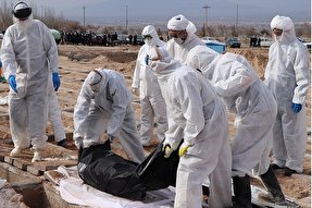 فیلم | تدفین فوتی‌های کرونا به چه صورت انجام می‌شود؟