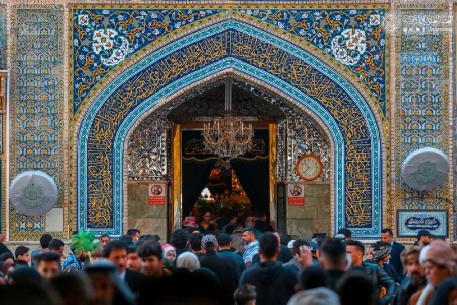 تصاویری از حرم علوی در سالروز شهادت حضرت فاطم(س)