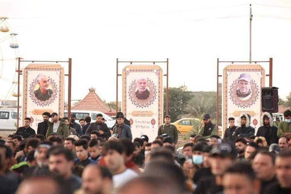 تاکید بر خروج اشغالگران آمریکایی در برنامه&zwnj;های سالگرد شهادت سرداران پیروزی + عکس