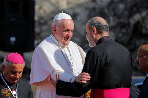 تازههای سفر پاپ به عراق / مخابره جهانی جنایات داعش با تصاویری از ویرانههای موصل + فیلم تازههای سفر پاپ به عراق / مخابره جهانی جنایات داعش با تصاویری از ویرانههای موصل + فیلم