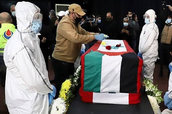 برگزاری مراسم تشییع انیس نقاش در بیروت