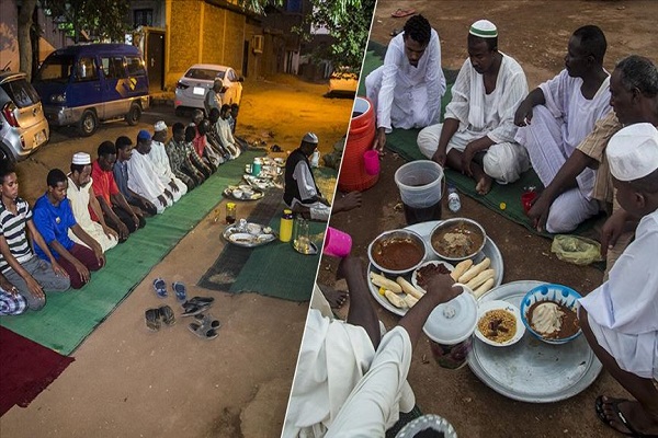 برپایی نماز جماعت و محافل افطاری در خارطوم