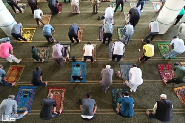 بازگشت نمازگزاران به مساجد شهر رفح فلسطین