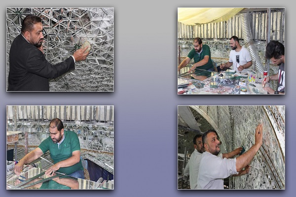 اتمام پروژه آینه كاری گنبد داخلی حرم مطهر امام حسین (علیه السّلام) اتمام پروژه آینه كاری گنبد داخلی حرم مطهر امام حسین (علیه السّلام)