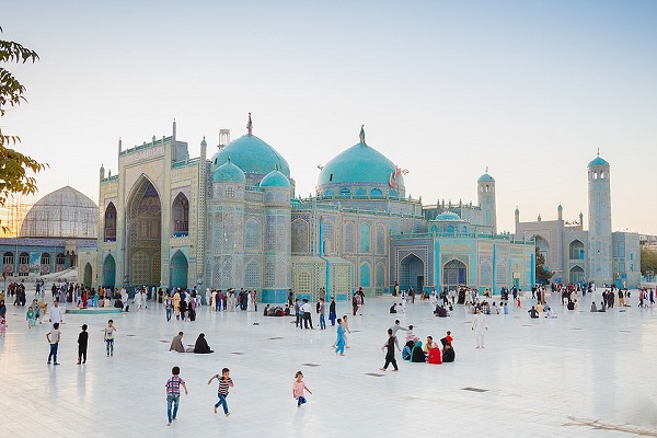 بازگشایی مسجد کبود مزار شریف پس از 5 ماه