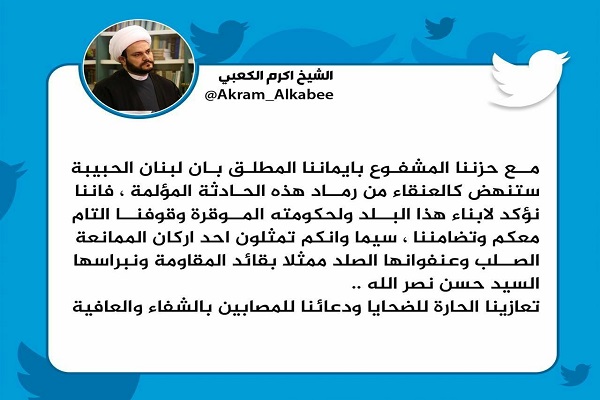 نجباء: لبنان مانند ققنوس از زیر خاکستر برمی&zwnj;خیزد