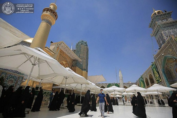 حرم امام علی(ع) در سالروز مباهله + عکس