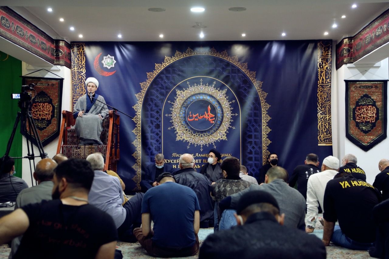 برگزاری مراسم سوگواری شب سوم ماه محرم در مسجد خاتم الانبیاء و حسینیه مرکز اسلامی مسکو