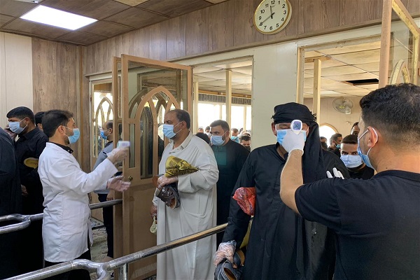 نخستین نماز جمعه در مسجد کوفه پس از چهار ماه + عکس