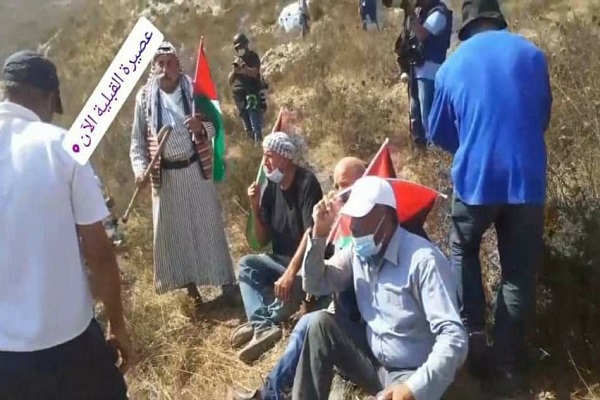 تخریب اراضی کشاورزان فلسطینی از سوی صهیونیست&zwnj;ها + عکس