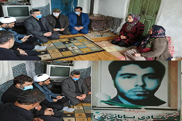 دیدار با خانواده شهید &laquo;هادی بابایی&raquo; در املش + تصویر