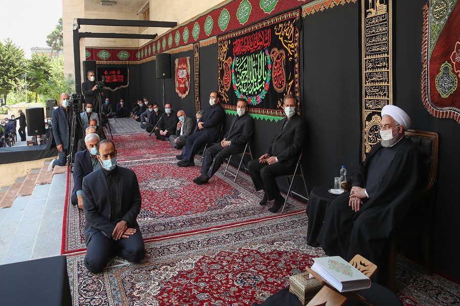 مراسم عزاداری امام حسین(ع) در دفتر ریاست جمهوری 