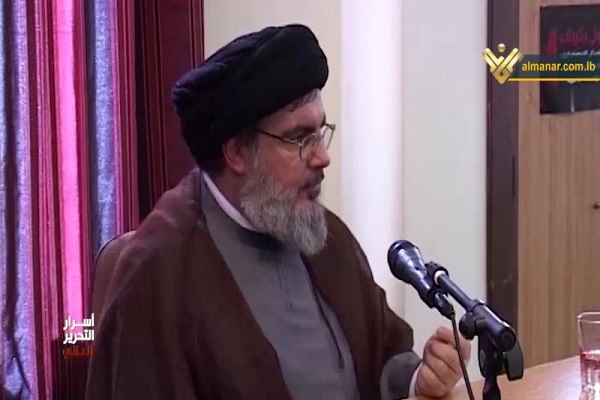 انتشار فیلم گفت و گوی دبیرکل حزب الله با رزمندگان قبل از نبرد &laquo;القصیر&raquo; سوریه