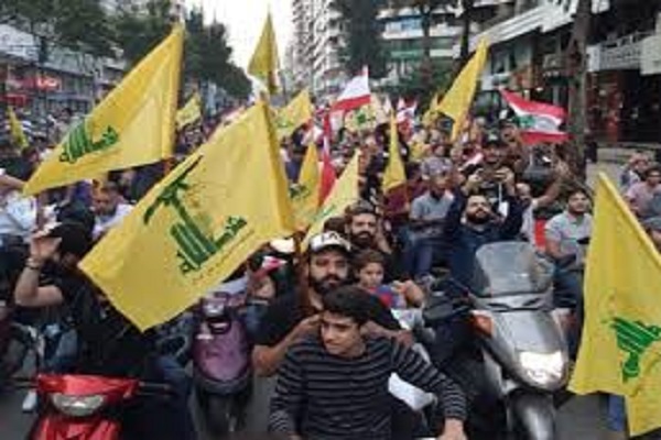 تظاهرات در جنوب لبنان در حمایت از مقاومت