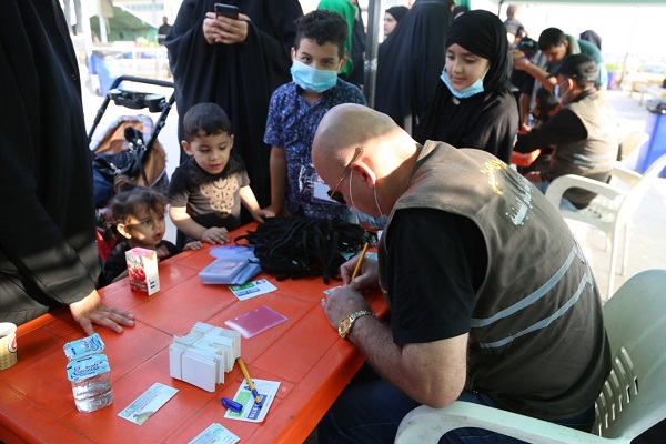 برپایی پایگاه&zwnj;های آشنایی با بیماری کرونا در مسیر پیاده&zwnj;روی اربعین +فیلم و عکس