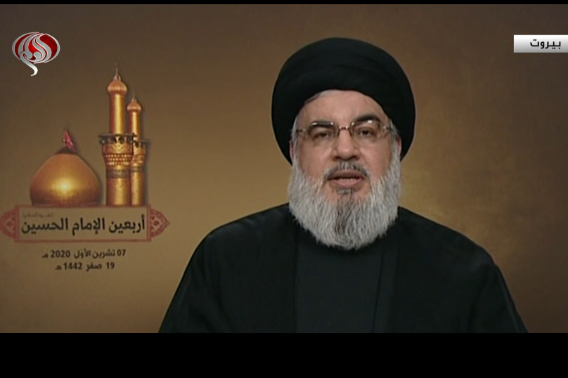 سخنرانی سیدحسن نصرالله آغاز شد