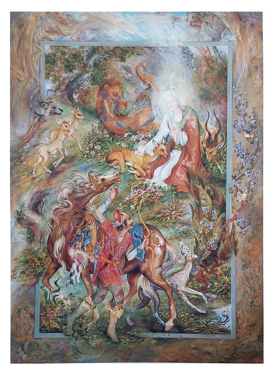 فرشچیان: چهره امام رضا(ع) را دیدم و نقاشی کردم!