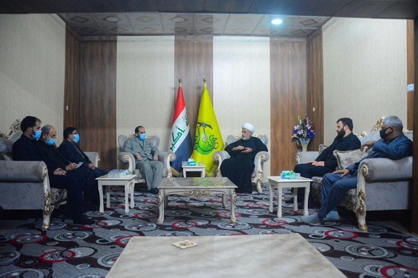 دیدار سرکنسول ایران در کربلا با نماینده مقاومت اسلامی النُجَباء+عکس