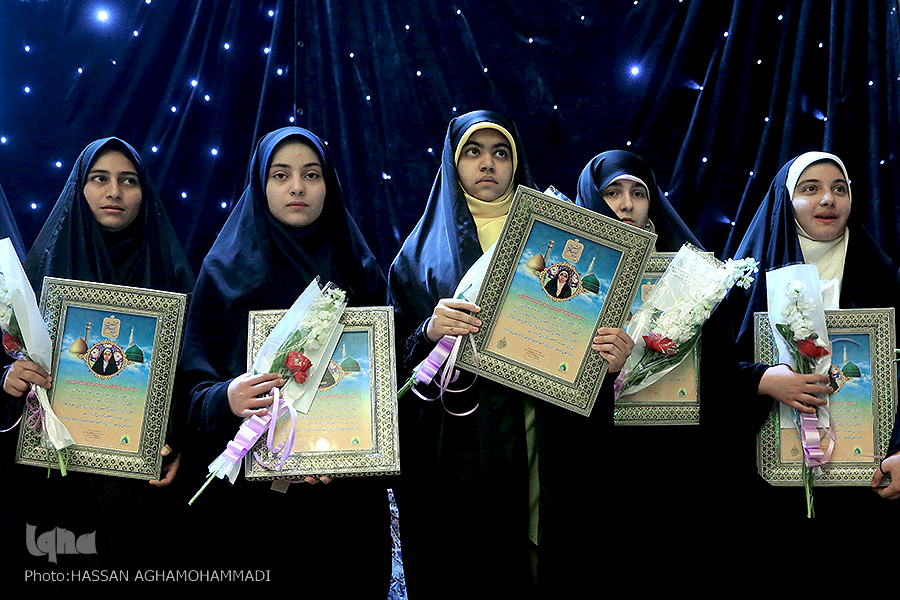 ۱۱ حافظ قرآن آستان حضرت عبدالعظیم تجلیل شدند