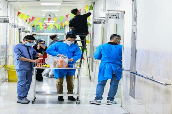 حضور دو هزار نیروی جهادی در ۱۲ بیمارستان تهران