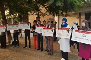 تجمع اسلامی مسیحی علیه مکرون در بیروت