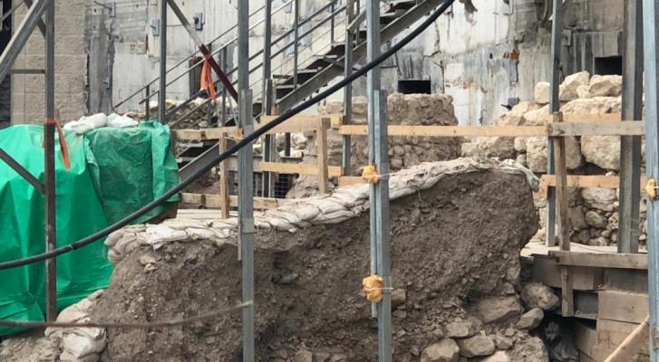آماده// حفاری&zwnj;های جدید صهیونیست&zwnj;ها در اطراف مسجد الاقصی