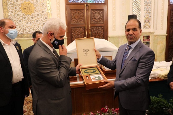 رونمایی از لوح فشرده تجوید قرآن به صوت قاری برجسته عراقی + عکس رونمایی از لوح فشرده تجوید قرآن به صوت قاری برجسته عراقی + عکس